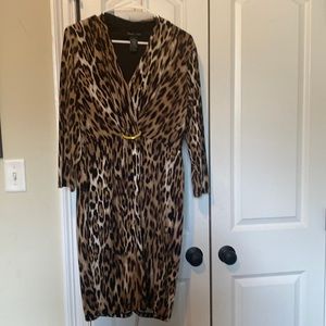 Leopard print dress